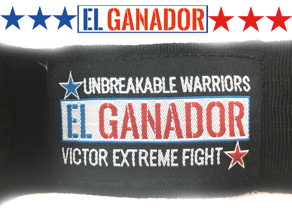 EL GANADOR Hand Wrap BLACK���Х�ơ��� 400cm