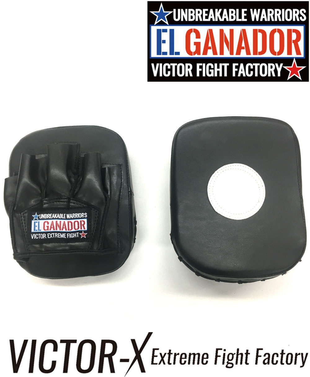 EL GANADOR FOCUS MITTS BLACK ボクシングミット