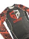 GRIT GMC 2109 LONG RASH GUARD BK/RD