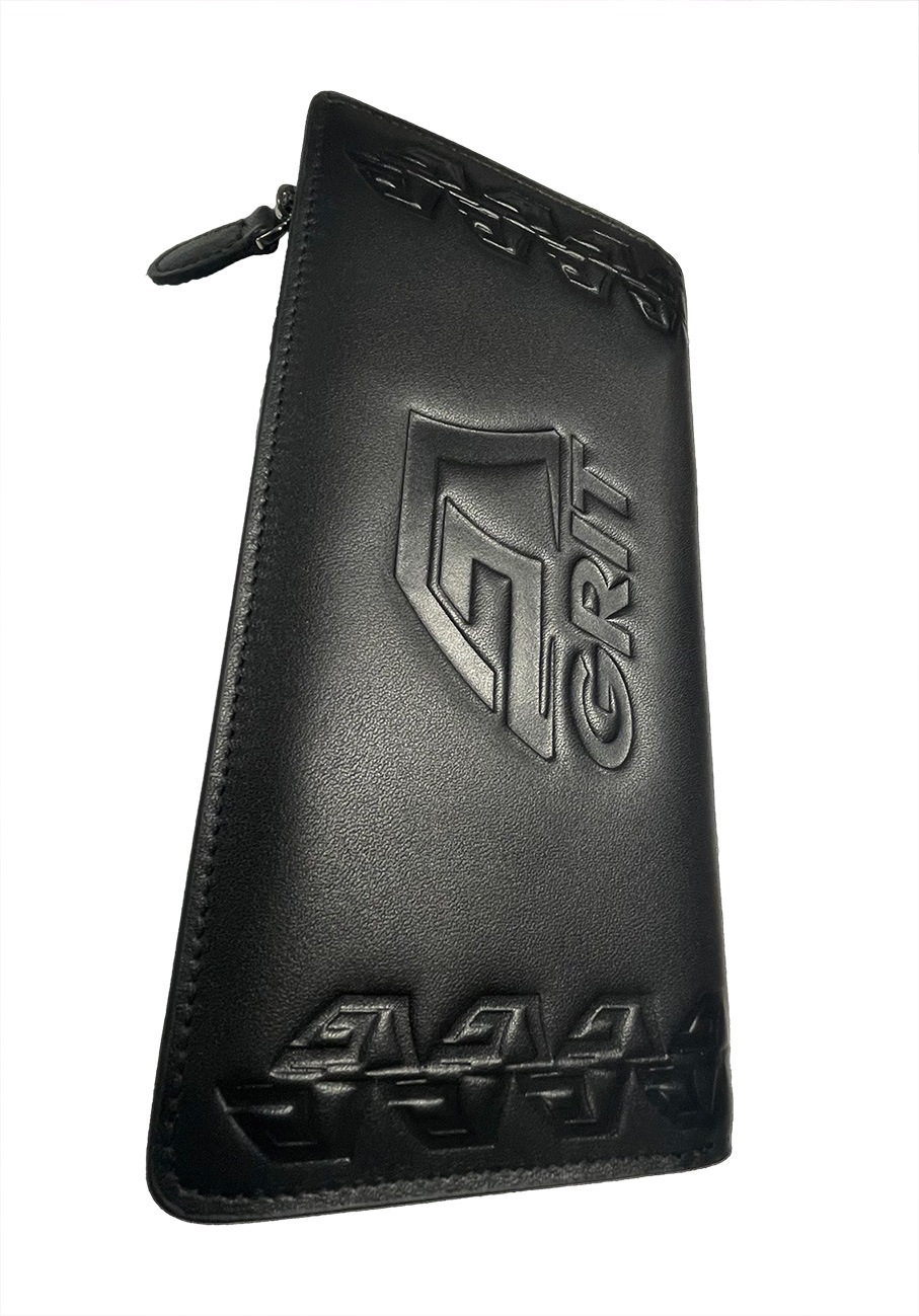 GRIT LONG LEATHER WALLET BLACK ܳ å 