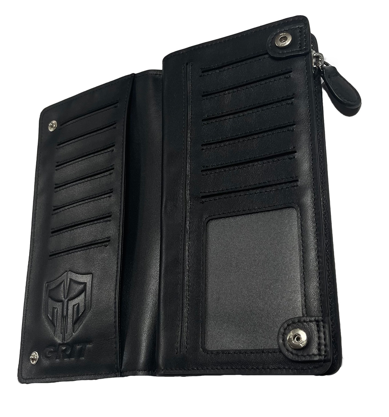 GRIT LONG LEATHER WALLET BLACK ܳ å 