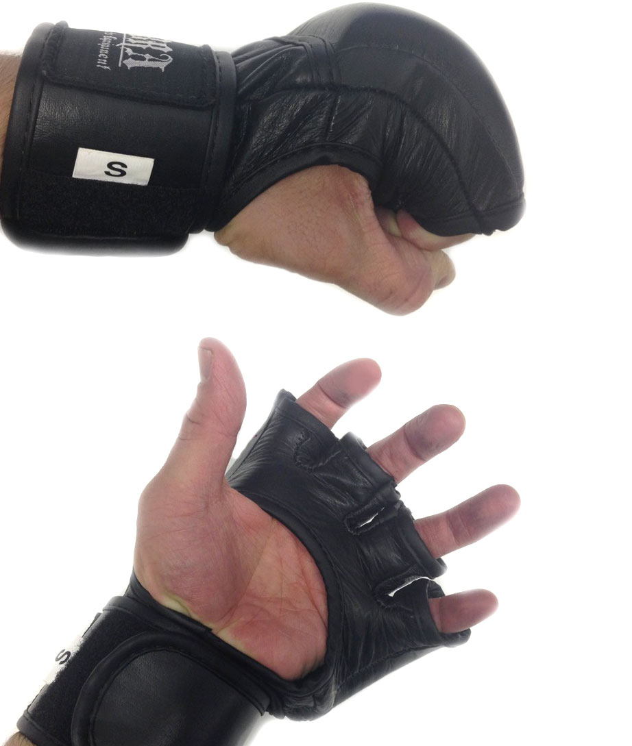 COBRA OPEN FINGER GLOVE BLACK (Professional Type)