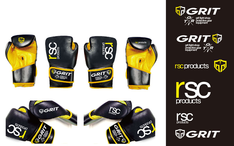 RSCGRIT BOXING BAG GLOVE 2211 BK/GD
