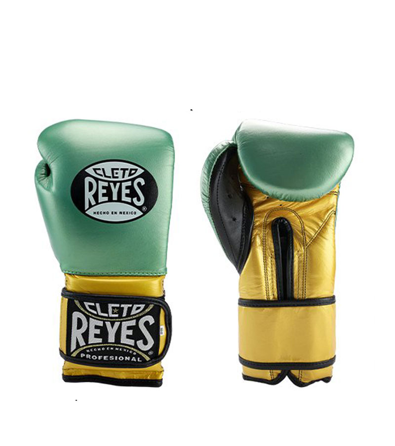 REYES VELCRO SPARRING GLOVES WBC GREEN AND GOLD ブランド別商品,REYES/レイジェス