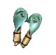 REYES VELCRO SPARRING GLOVES WBC GREEN AND GOLD