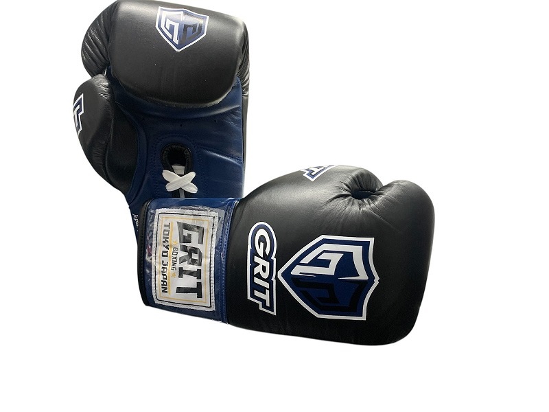GRIT LACE UP BOXING GLOVE 2510 BLUE ����� ɳ�� �ܥ����󥰥������� �ܳ���