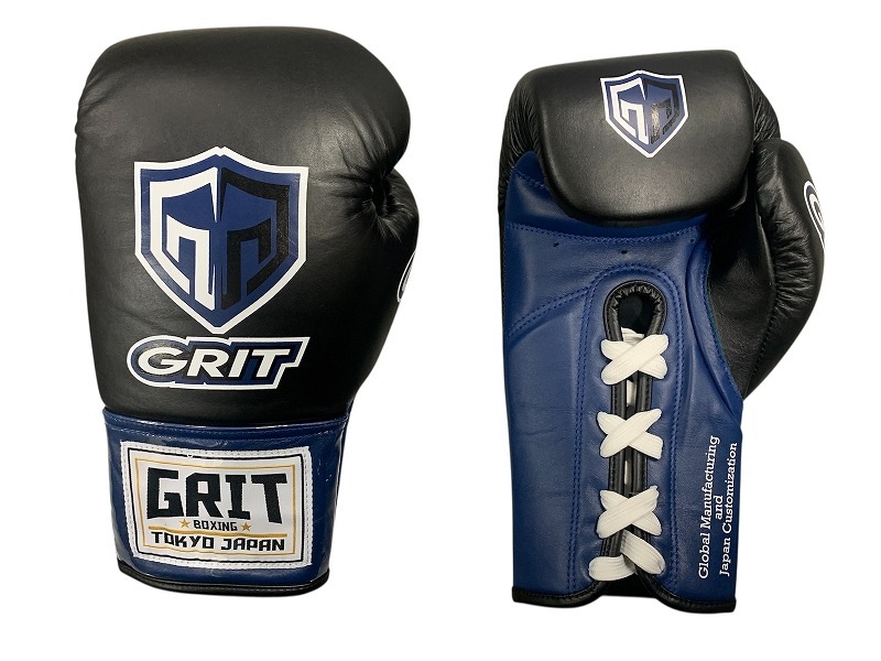 GRIT LACE UP BOXING GLOVE 2510 BLUE ����� ɳ�� �ܥ����󥰥������� �ܳ���
