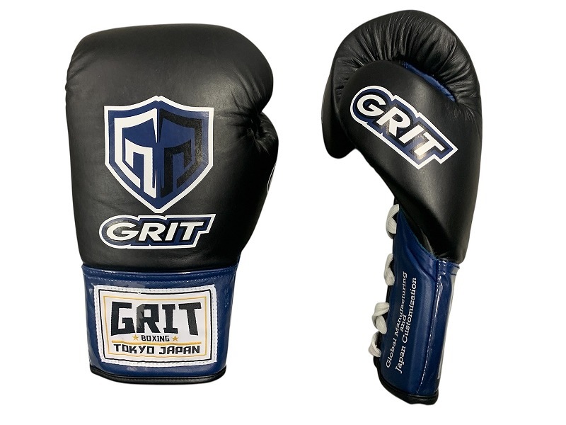 GRIT LACE UP BOXING GLOVE 2510 BLUE ����� ɳ�� �ܥ����󥰥������� �ܳ���