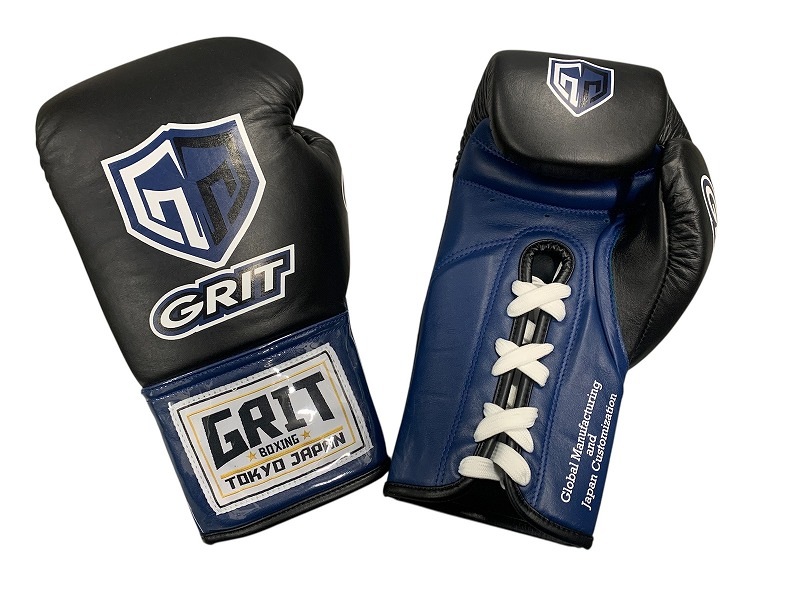 GRIT LACE UP BOXING GLOVE 2510 BLUE ����� ɳ�� �ܥ����󥰥������� �ܳ���