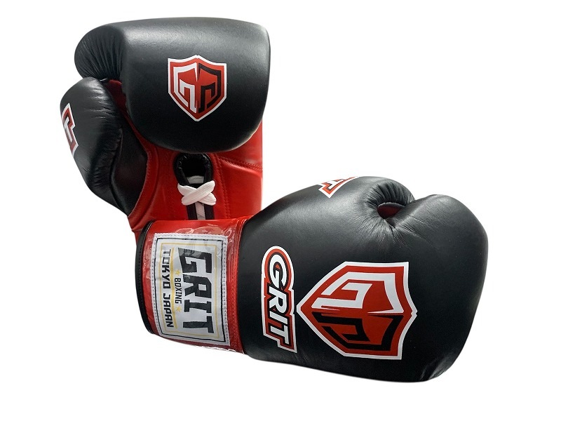 GRIT LACE UP RED 紐式 ボクシンググローブ 本革製 GRIT LACE UP RED 紐式 ボクシンググローブ 本革製 GRIT LACE UP