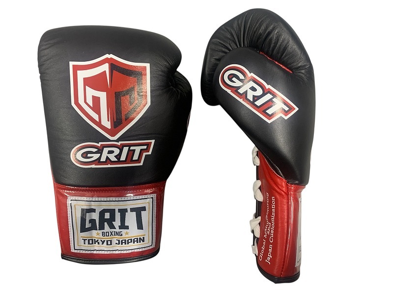 GRIT LACE UP BOXING GLOVE 2510 RED ����� ɳ�� �ܥ����󥰥������� �ܳ���