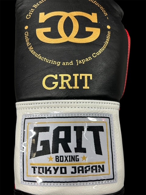 GRIT LACE UP BOXING GLOVE 2510 RED  GOLD LOGO ɳ�� �ܥ����󥰥������� �ܳ���