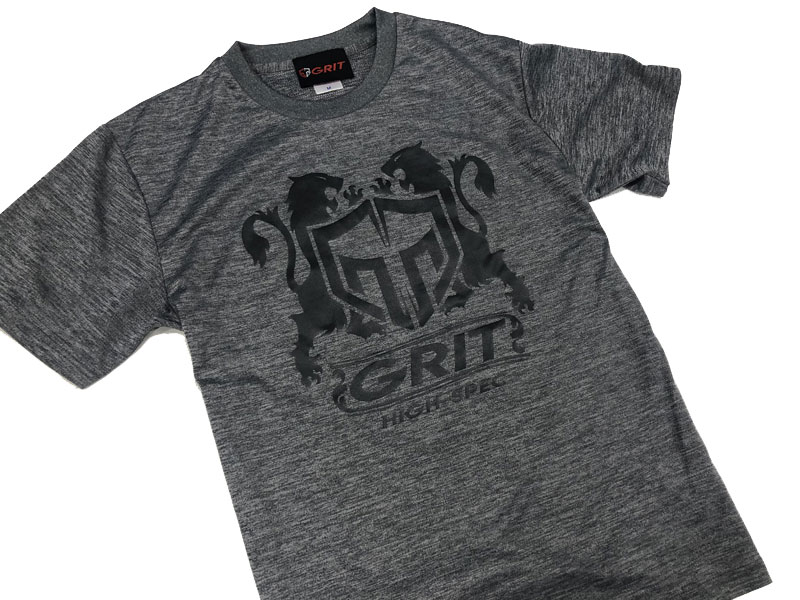 GRIT TRAINING DRY TEE 2203 TIGER GRAY BK