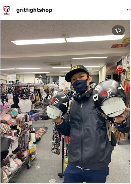 GRIT NV WH BIG PUNCH MITTS ��High spec model��