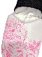 FLOWER SHIN GUARD WHITE 2205 SAKURA EMBROIDERY��LEATHER��