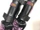 FLOWER SHIN GUARD WHITE 2205 SAKURA EMBROIDERY��LEATHER��