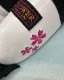 FLOWER SHIN GUARD WHITE 2205 SAKURA EMBROIDERY��LEATHER��