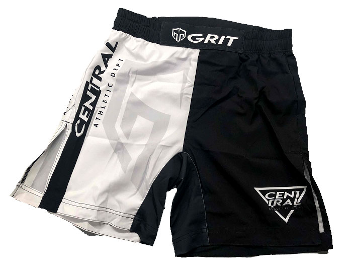 central×GRIT×LUTADOR 2312 WH/BK FIGHT PANTS (Stretch fabric