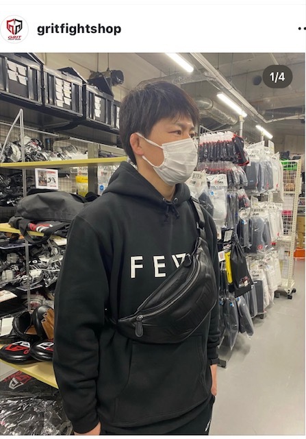 GRIT LEATHER WAIST BAG "FLY" Designed by LTDR