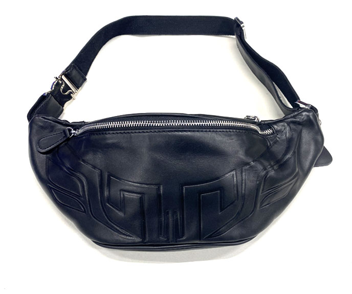 GRIT LEATHER WAIST BAG "FLY" Designed by LTDR