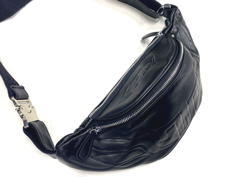 GRIT LEATHER WAIST BAG "FLY" Designed by LTDR