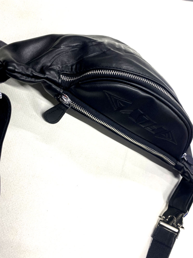 GRIT LEATHER WAIST BAG "FLY" Designed by LTDR