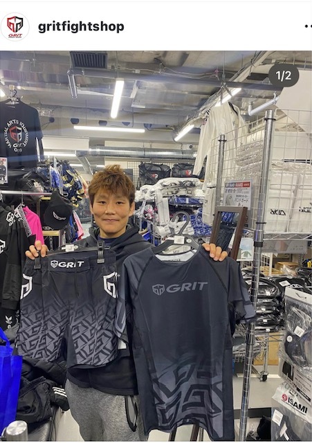 GRITLUTADOR 2312 GRADATION HALF SLEEVE RASH GUARD å奬