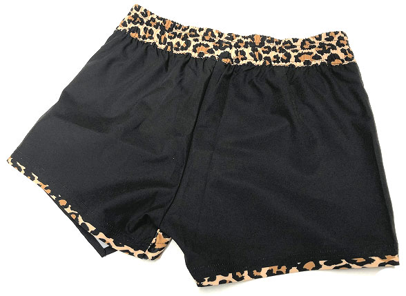 FLOWER LUTADOR FIGHT SHORTS 2205 LEOPARD BK