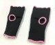 FLOWER GEL INNER GLOVE BK/PNK