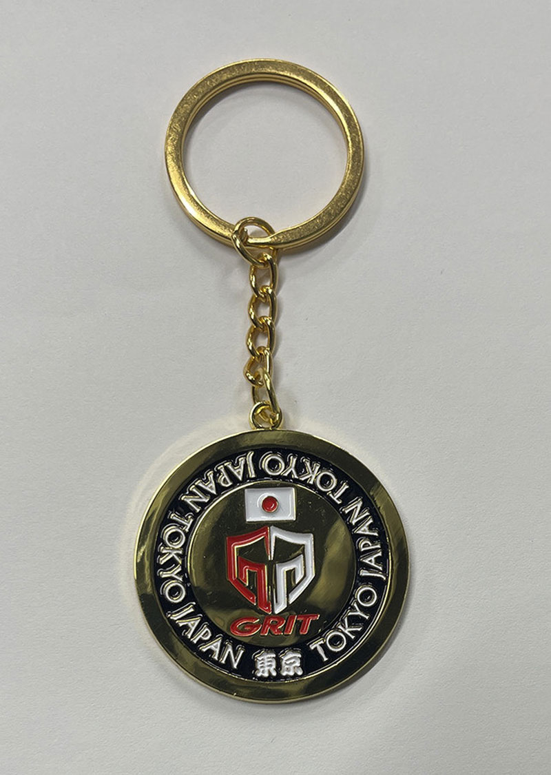 GRIT FIGHT SHOP TOKYO JAPAN KEYRING
