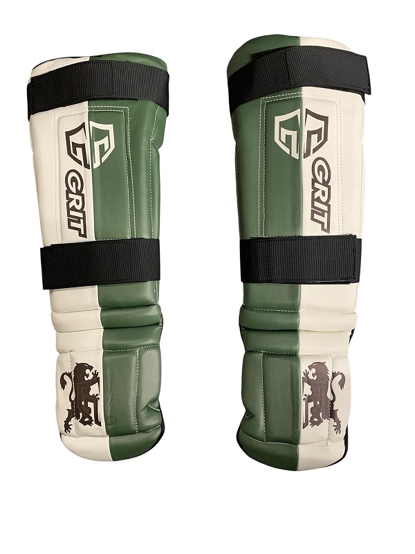 GRIT 2608 GRN/WH KICK BOXING SHIN GUARD /���å��ܥ����� ���󥬡��� �쥬����