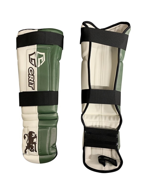 GRIT 2608 GRN/WH KICK BOXING SHIN GUARD /���å��ܥ����� ���󥬡��� �쥬����