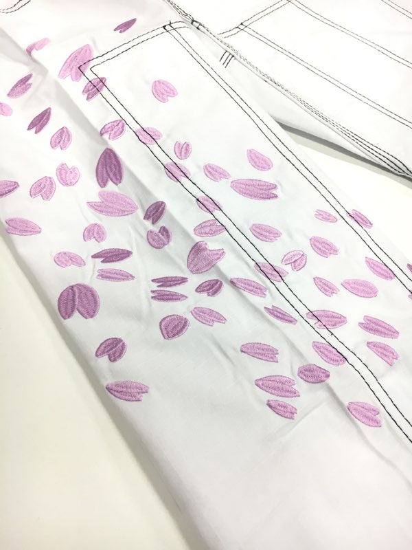 柔術着 サンライズ柔術衣 桜モデル 白 女性用 柔術着 サンライズ柔術衣 桜モデル 白 女性用 その他 - その他