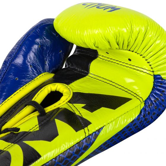 VENUM HAMMER PRO BOXING GLOVES LOMA EDITION - WITH LACES - BLUE/YELLOW̥ ܥ󥰥