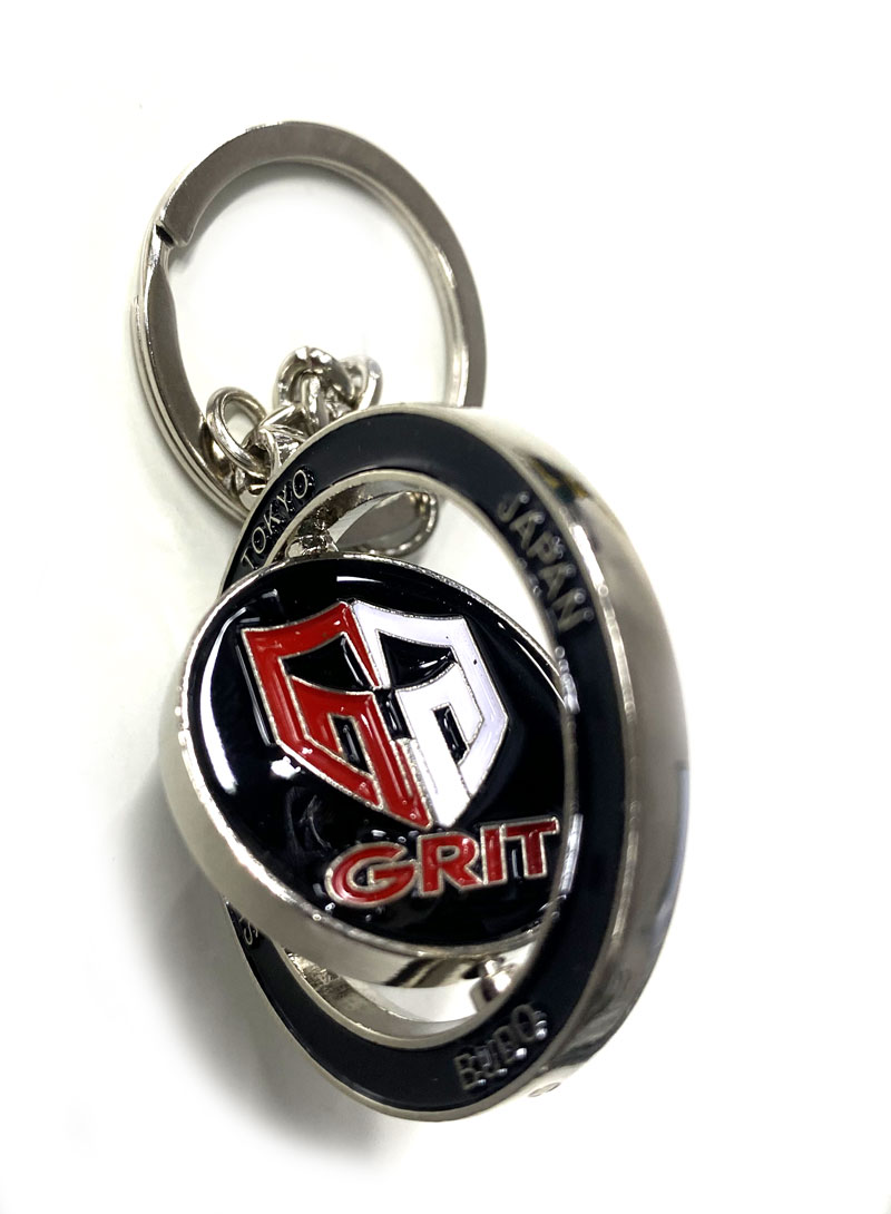 GRIT FIGHT SHOP BUDO TOKYO JAPAN RING KEYRING