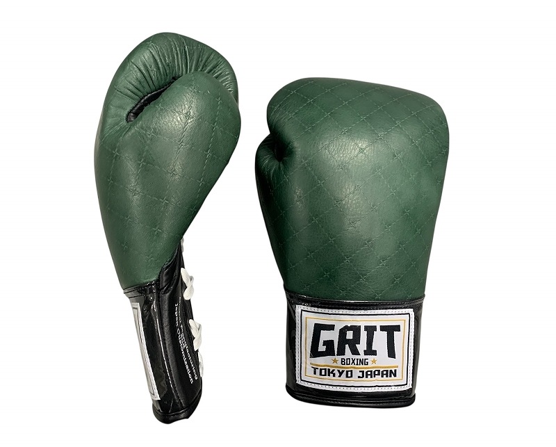3�ȸ������� / GRIT LACE UP GLOVE 2512 DARK GREEN JAPAN �ܳ���