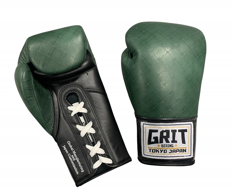 3�ȸ������� / GRIT LACE UP GLOVE 2512 DARK GREEN JAPAN �ܳ���