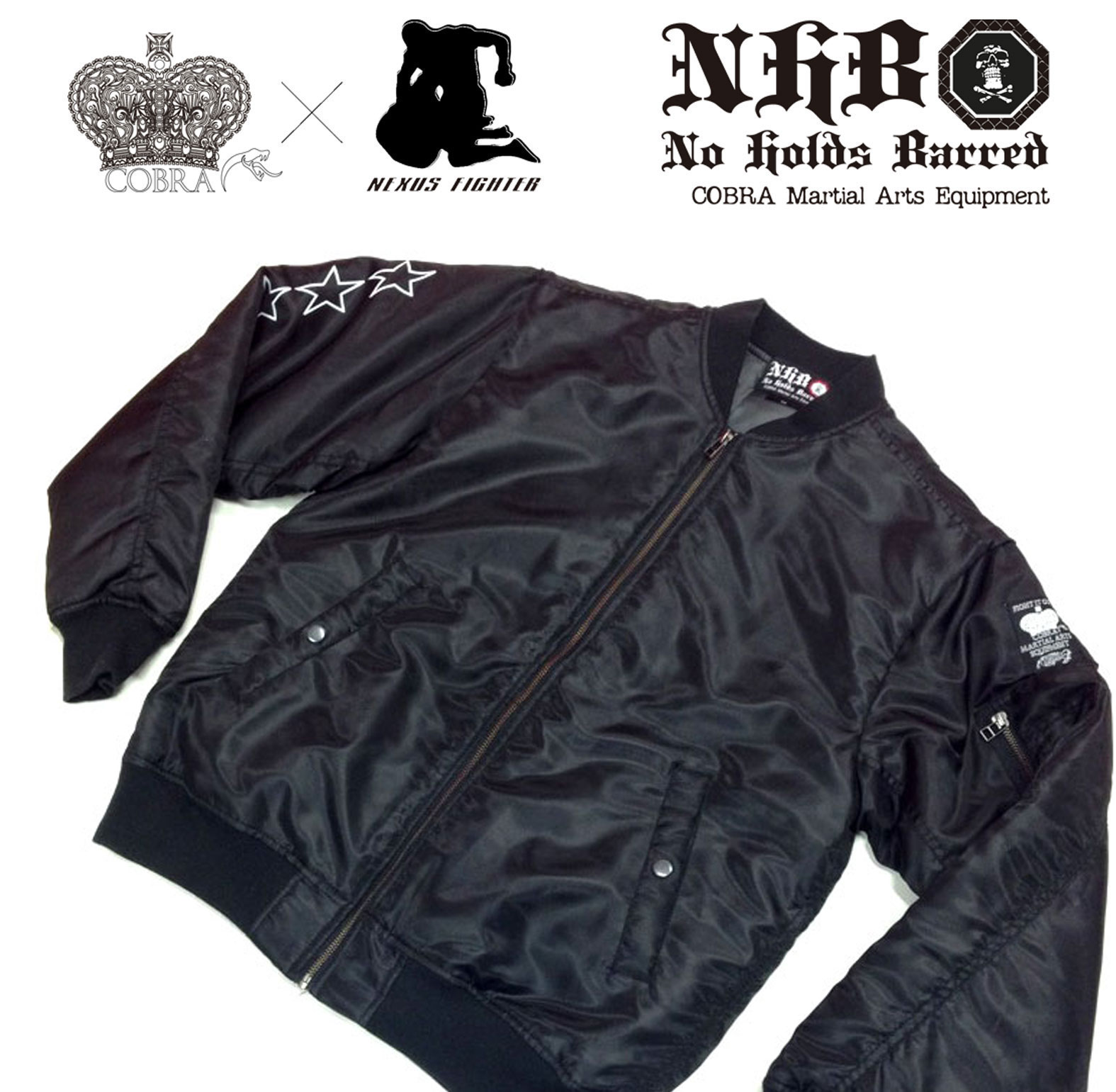 COBRA×NEXUS MA-1 JACKET BLACK | アイテム別商品,衣類 | GRIT FIGHT