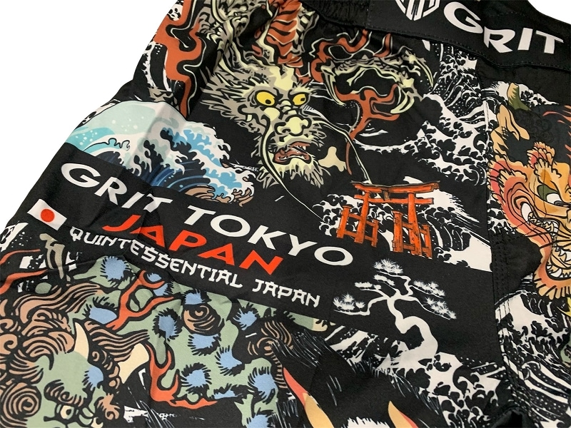 GRIT��LUTADOR 2608 UKIYO-E FIGHT SHORTS �������ե����ȥ��硼�� ������MMA���硼��