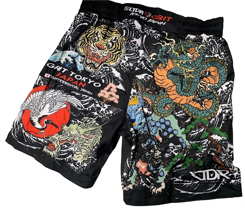 GRIT��LUTADOR 2608 UKIYO-E FIGHT SHORTS �������ե����ȥ��硼�� ������MMA���硼��