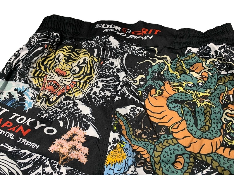 GRIT��LUTADOR 2608 UKIYO-E FIGHT SHORTS �������ե����ȥ��硼�� ������MMA���硼��