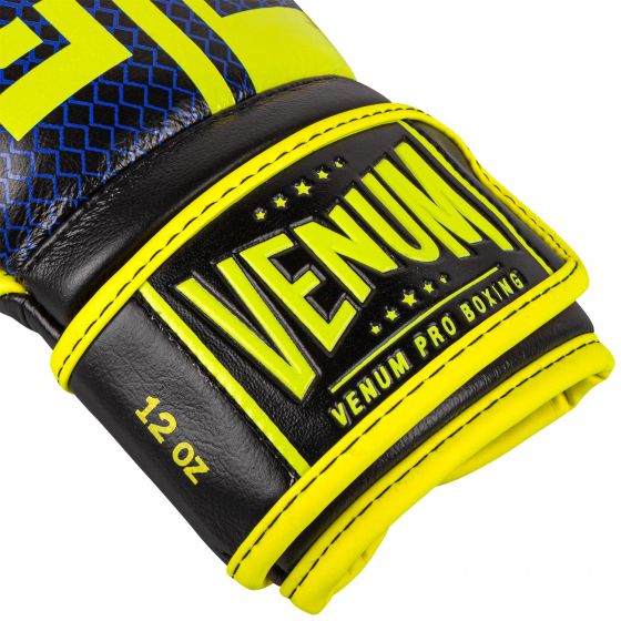 VENUM SHIELD PRO BOXING GLOVES LOMA EDITION - VELCRO - BLUE/YELLOW̥ ܥ󥰥