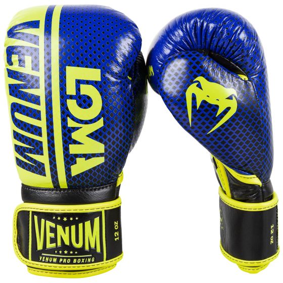 VENUM SHIELD PRO BOXING GLOVES LOMA EDITION - VELCRO - BLUE/YELLOW̥ ܥ󥰥