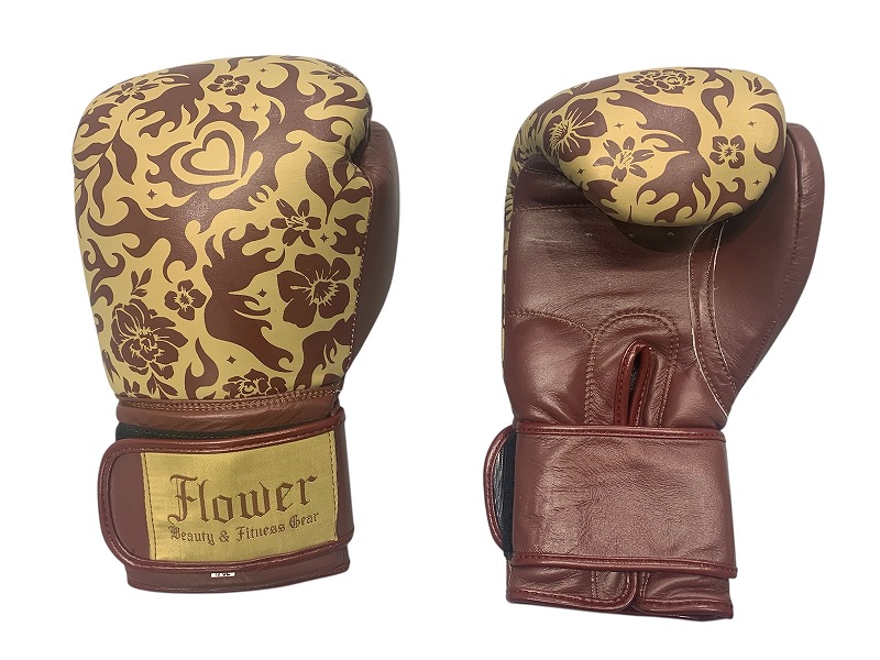 FLOWER BXG 2505 FLOWER PATTERN BOXING GLOVE 