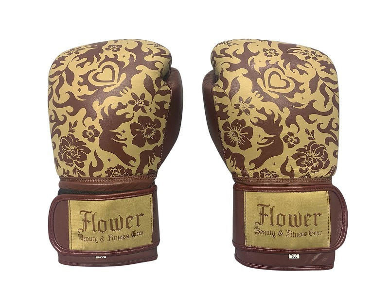 FLOWER BXG 2505 FLOWER PATTERN BOXING GLOVE 