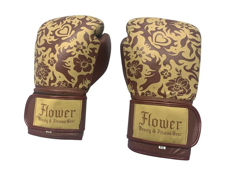 FLOWER BXG 2505 FLOWER PATTERN BOXING GLOVE 