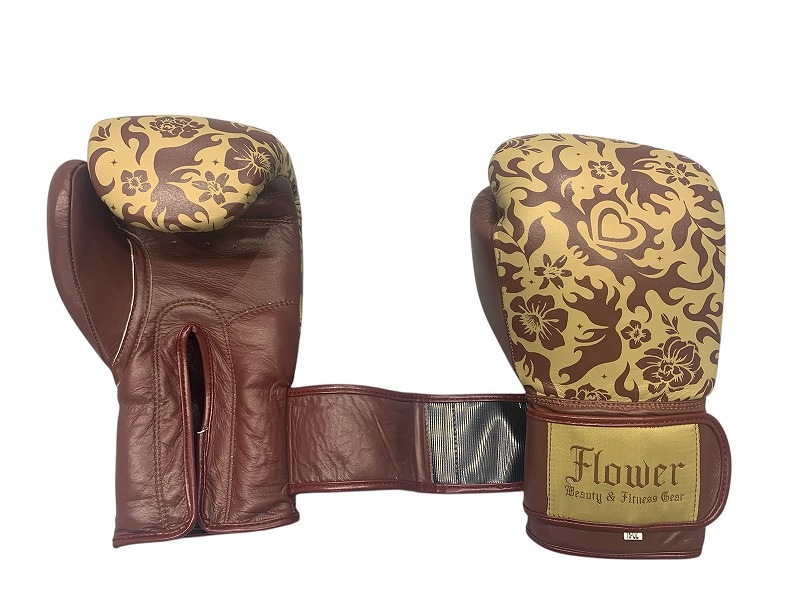 FLOWER BXG 2505 FLOWER PATTERN BOXING GLOVE 