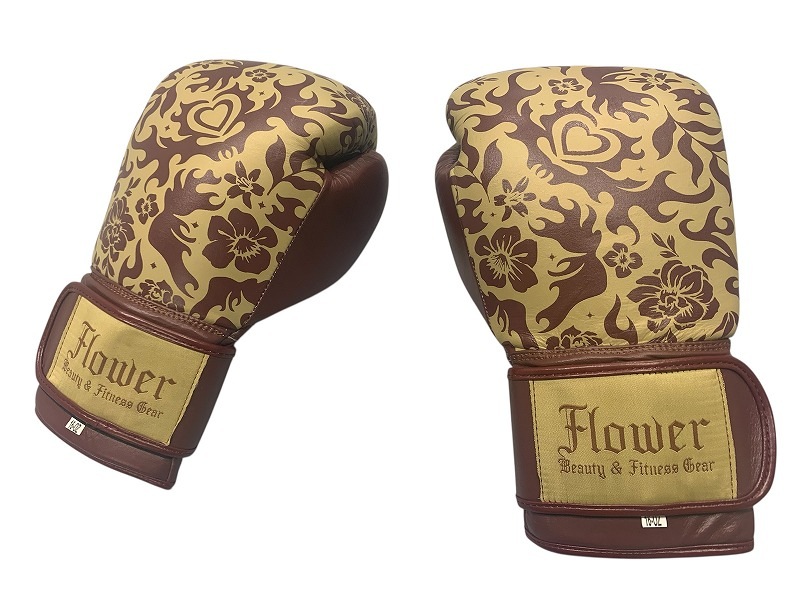 FLOWER BXG 2505 FLOWER PATTERN BOXING GLOVE 