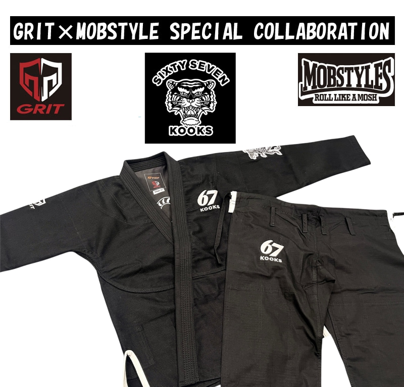 新発売 GRIT×MOBSTYLES 67KOOKS JIU-JITSU GI 2506 柔術衣