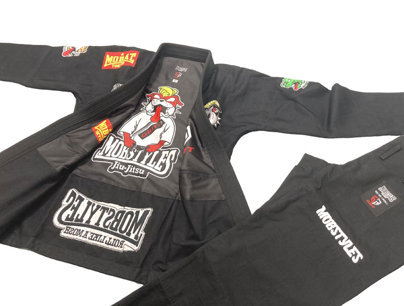 GRIT×MOBSTYLES JIUJITSU GI 2305 競技別商品,ブラジリアン柔術 FITTA ACTIVE 日本国内正規